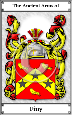 Finy Family Crest Download (JPG)  Book Plated - 150 DPI