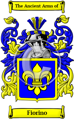 Fiorino Family Crest/Coat of Arms