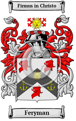 Feryman Family Crest/Coat of Arms