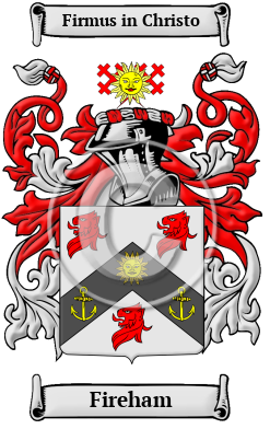 Fireham Family Crest/Coat of Arms
