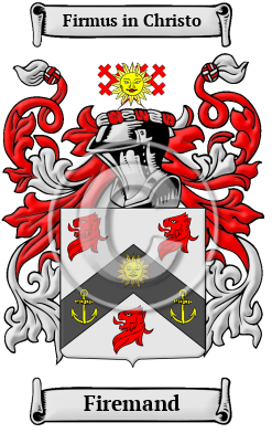 Firemand Family Crest/Coat of Arms