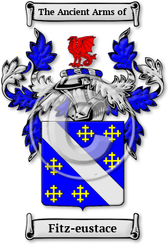 Fitz-eustace Family Crest Download (jpg) Legacy Series - 150 DPI