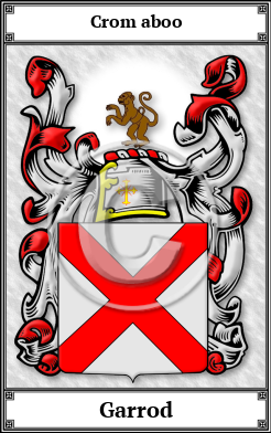 Garrod Family Crest Download (JPG)  Book Plated - 150 DPI