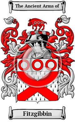 Fitzgibbin Family Crest/Coat of Arms