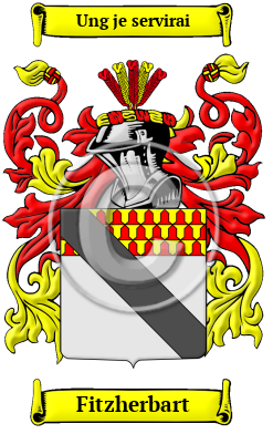 Fitzherbart Family Crest/Coat of Arms