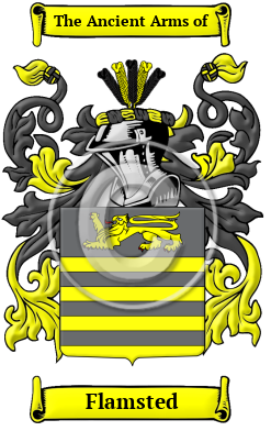 Flamsted Family Crest/Coat of Arms