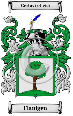 Flanigen Family Crest/Coat of Arms