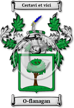 O-flanagan Family Crest Download (jpg) Legacy Series - 150 DPI