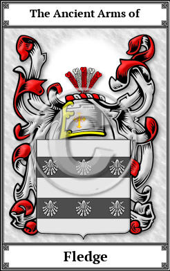 Fledge Family Crest Download (JPG)  Book Plated - 150 DPI