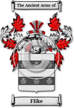Flike Family Crest Download (JPG) Legacy Series - 600 DPI