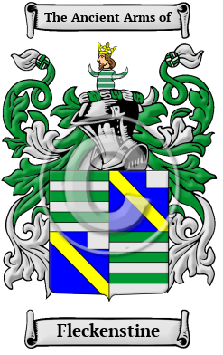Fleckenstine Family Crest/Coat of Arms