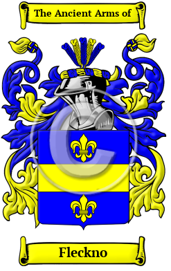 Fleckno Family Crest/Coat of Arms