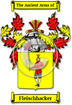 Fleischhacker Family Crest Download (JPG) Legacy Series - 600 DPI
