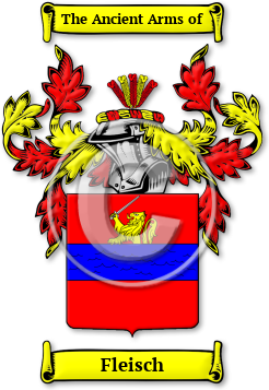 Fleisch Family Crest Download (jpg) Legacy Series - 150 DPI