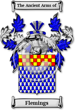 Flemings Family Crest Download (jpg) Legacy Series - 150 DPI