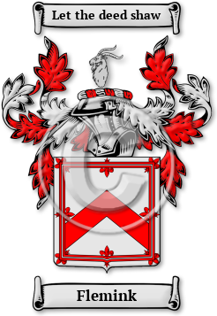 Flemink Family Crest Download (jpg) Legacy Series - 150 DPI