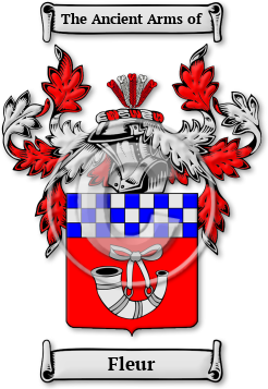 Fleur Family Crest Download (jpg) Legacy Series - 150 DPI