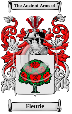 Fleurie Family Crest/Coat of Arms