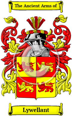 Lywellant Family Crest/Coat of Arms