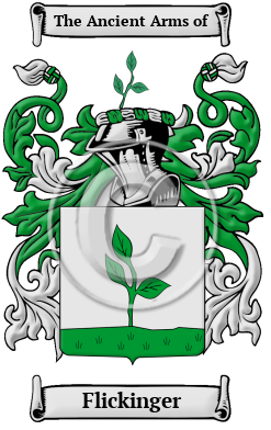 Flickinger Family Crest/Coat of Arms