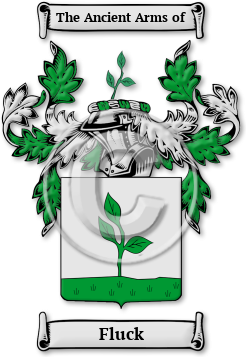 Fluck Family Crest Download (JPG) Legacy Series - 600 DPI