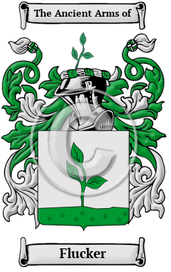 Flucker Family Crest/Coat of Arms