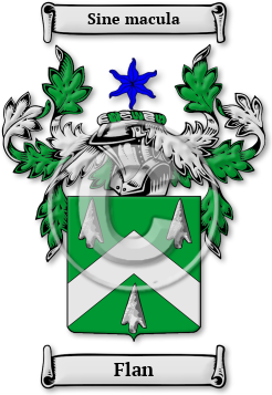 Flan Family Crest Download (JPG) Legacy Series - 600 DPI