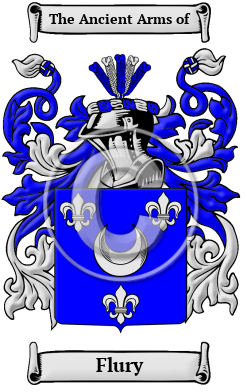 Flury Family Crest/Coat of Arms