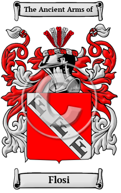 Flosi Family Crest/Coat of Arms