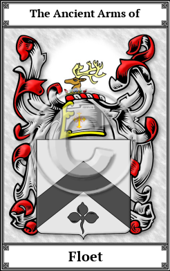 Floet Family Crest Download (JPG)  Book Plated - 150 DPI