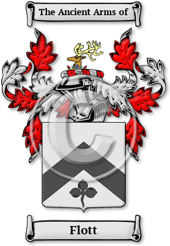 Flott Family Crest Download (jpg) Legacy Series - 150 DPI