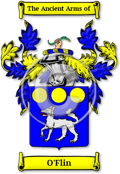 O'Flin Family Crest Download (JPG) Legacy Series - 600 DPI