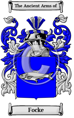 Focke Family Crest/Coat of Arms