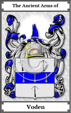Voden Family Crest Download (JPG)  Book Plated - 150 DPI
