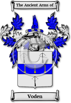 Voden Family Crest Download (jpg) Legacy Series - 150 DPI