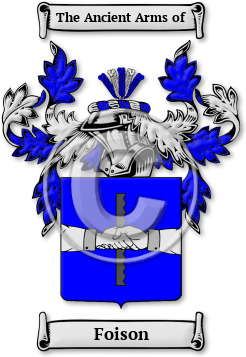 Foison Family Crest Download (JPG) Legacy Series - 600 DPI