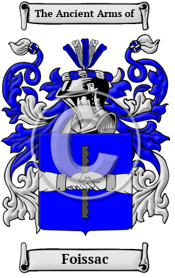 Foissac Family Crest/Coat of Arms
