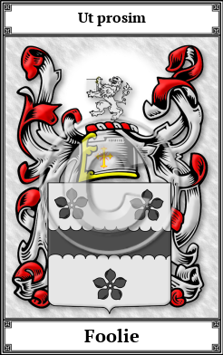 Foolie Family Crest Download (JPG) Book Plated - 600 DPI