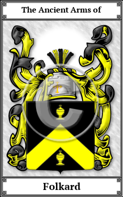 Folkard Family Crest Download (JPG)  Book Plated - 150 DPI