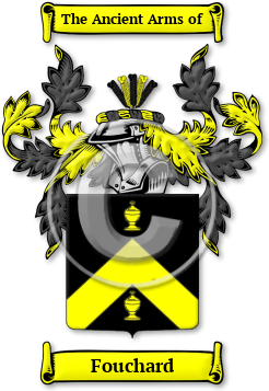 Fouchard Family Crest Download (jpg) Legacy Series - 150 DPI