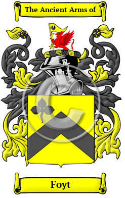 Foyt Family Crest/Coat of Arms