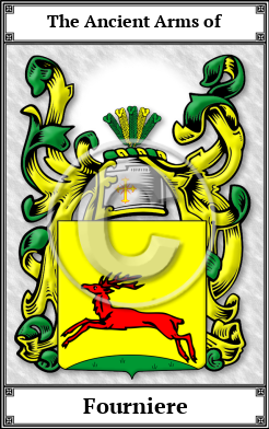 Fourniere Family Crest Download (JPG)  Book Plated - 150 DPI