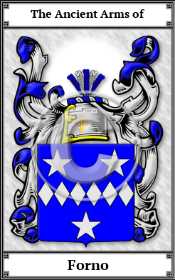 Forno Family Crest Download (JPG)  Book Plated - 150 DPI