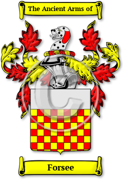 Forsee Family Crest Download (jpg) Legacy Series - 150 DPI