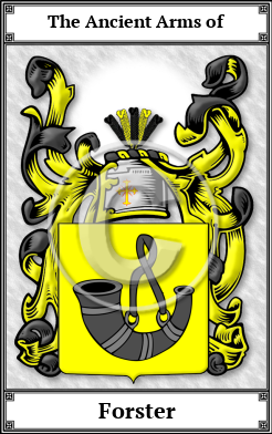 Forster Family Crest Download (JPG)  Book Plated - 150 DPI