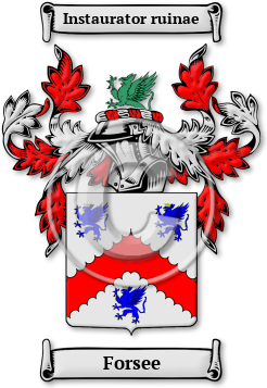 Forsee Family Crest Download (JPG) Legacy Series - 600 DPI