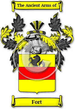Fort Family Crest Download (JPG) Legacy Series - 600 DPI