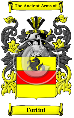 Fortini Family Crest/Coat of Arms