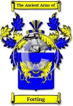 Forting Family Crest Download (jpg) Legacy Series - 150 DPI