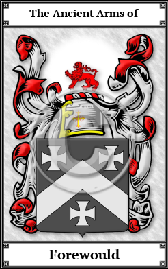 Forewould Family Crest Download (JPG) Book Plated - 600 DPI